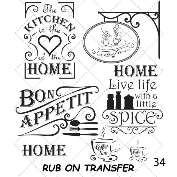 34 ترنسفر روبون الوا (Rub on Transfer) - تصویر 1