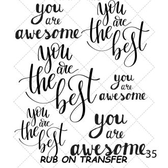 ترنسفر روبون الوا (Rub on Transfer)