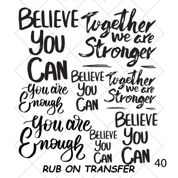 ترنسفر روبون الوا (Rub on Transfer) - تصویر 1