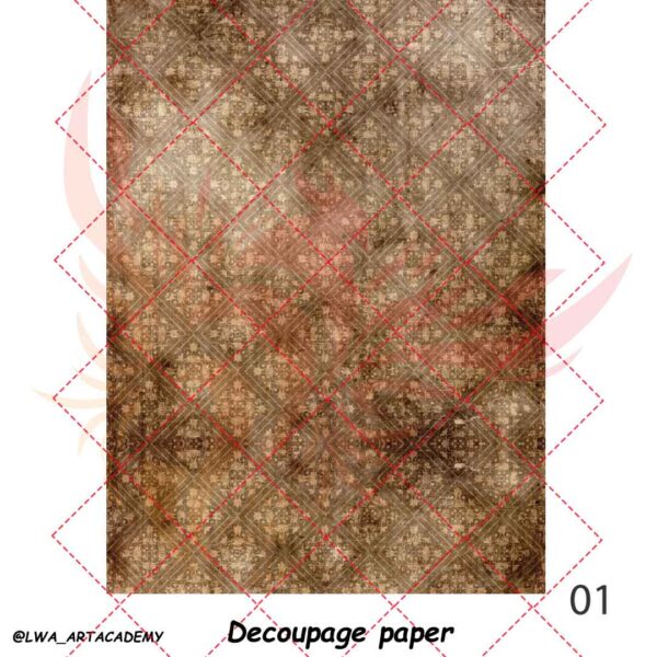 01 کاغذ دکوپاژ (Decoupage Paper) - تصویر 1