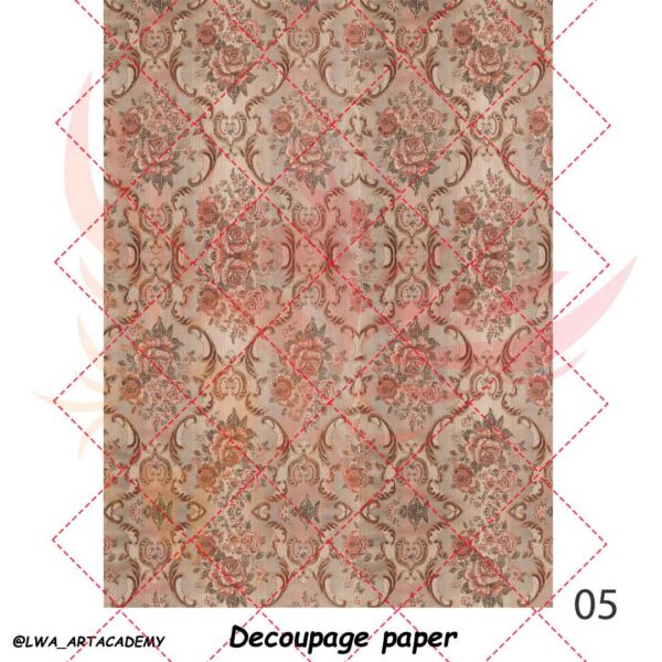 05 کاغذ دکوپاژ (Decoupage Paper) - تصویر 1
