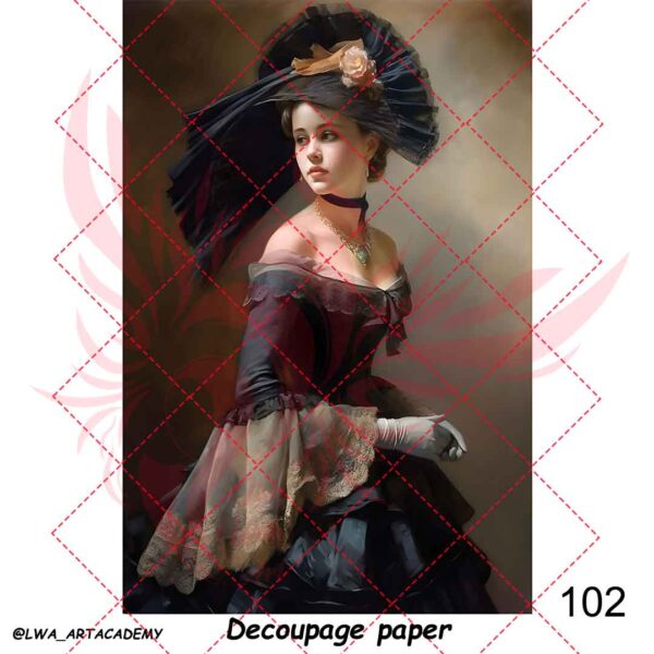 102 کاغذ دکوپاژ (Decoupage Paper) - تصویر 1