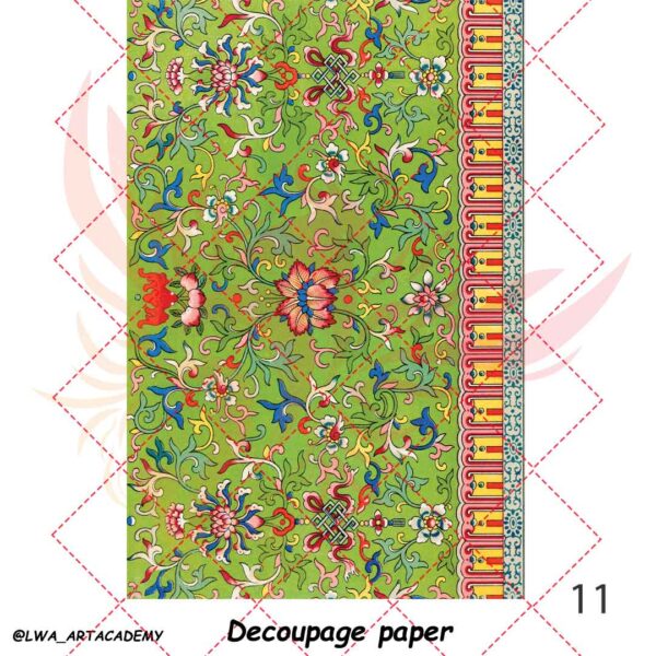 11 کاغذ دکوپاژ (Decoupage Paper) - تصویر 1