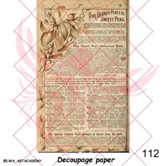 کاغذ دکوپاژ (Decoupage Paper)