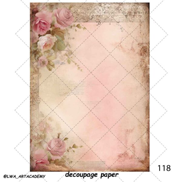 کاغذ دکوپاژ (Decoupage Paper) - تصویر 1