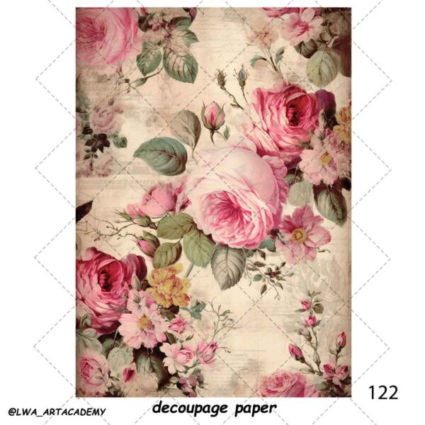 کاغذ دکوپاژ (Decoupage Paper) - تصویر 1