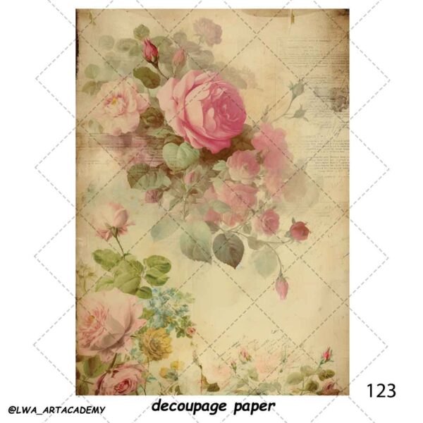 کاغذ دکوپاژ (Decoupage Paper) - تصویر 1
