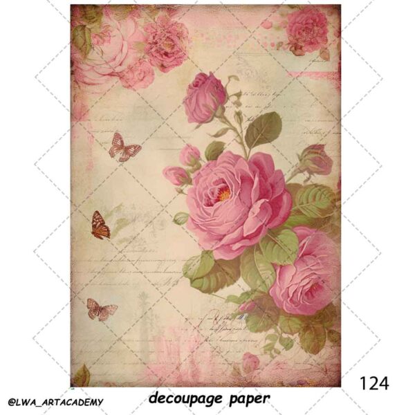 کاغذ دکوپاژ (Decoupage Paper) - تصویر 1