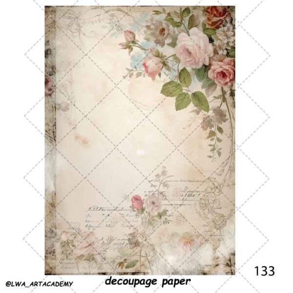 کاغذ دکوپاژ (Decoupage Paper) - تصویر 1
