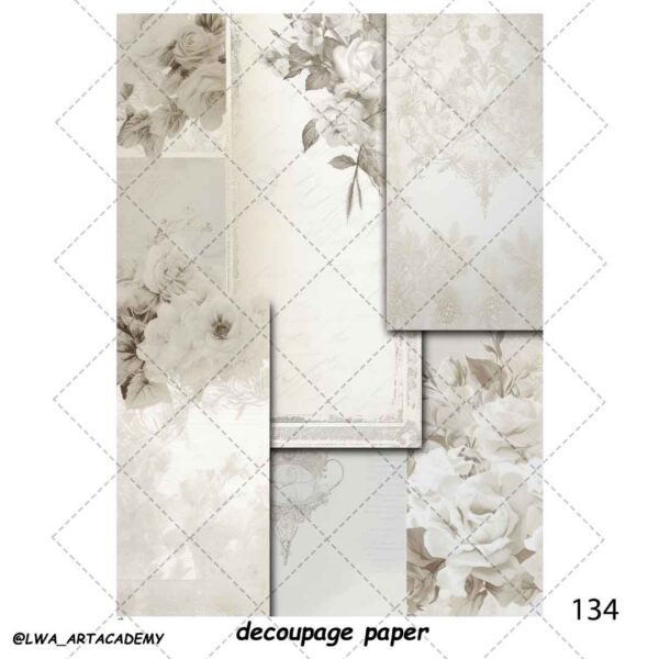 کاغذ دکوپاژ (Decoupage Paper) - تصویر 1