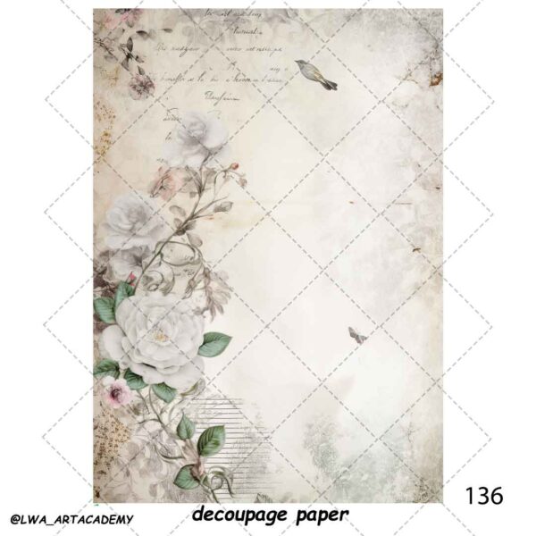 کاغذ دکوپاژ (Decoupage Paper) - تصویر 1