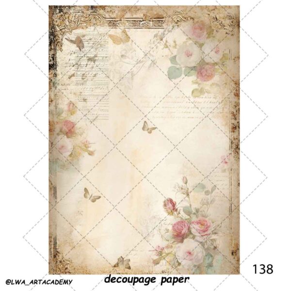 کاغذ دکوپاژ (Decoupage Paper) - تصویر 1
