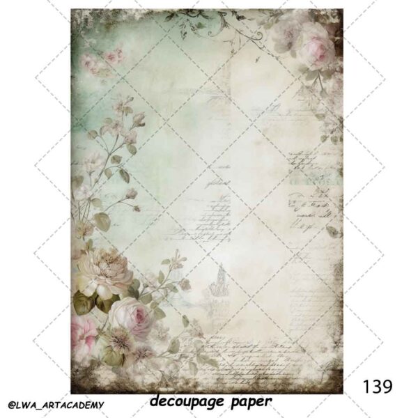 کاغذ دکوپاژ (Decoupage Paper) - تصویر 1