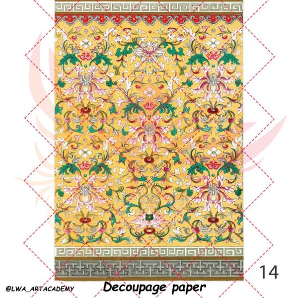14 کاغذ دکوپاژ (Decoupage Paper) - تصویر 1