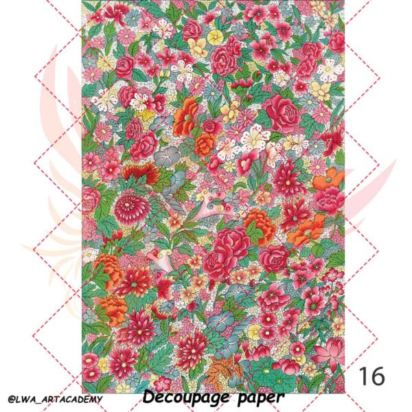 16 کاغذ دکوپاژ (Decoupage Paper) - تصویر 1