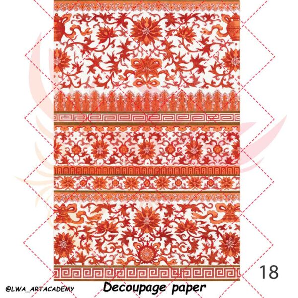 18 کاغذ دکوپاژ (Decoupage Paper) - تصویر 1