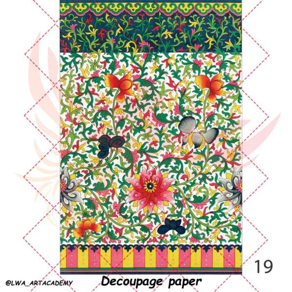 19 کاغذ دکوپاژ (Decoupage Paper) - تصویر 1