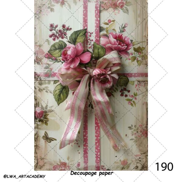 190 کاغذ دکوپاژ (Decoupage Paper) - تصویر 1
