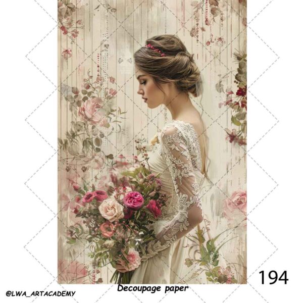 194 کاغذ دکوپاژ (Decoupage Paper) - تصویر 1