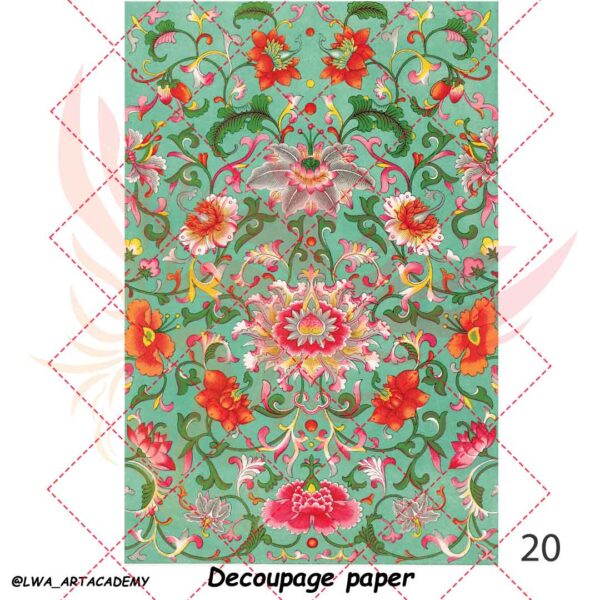 20 کاغذ دکوپاژ (Decoupage Paper) - تصویر 1