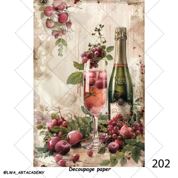 202 کاغذ دکوپاژ (Decoupage Paper) - تصویر 1