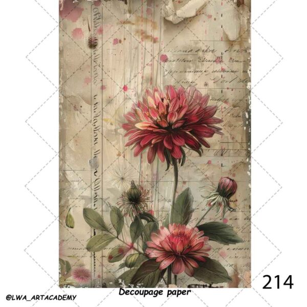 214 کاغذ دکوپاژ (Decoupage Paper) - تصویر 1