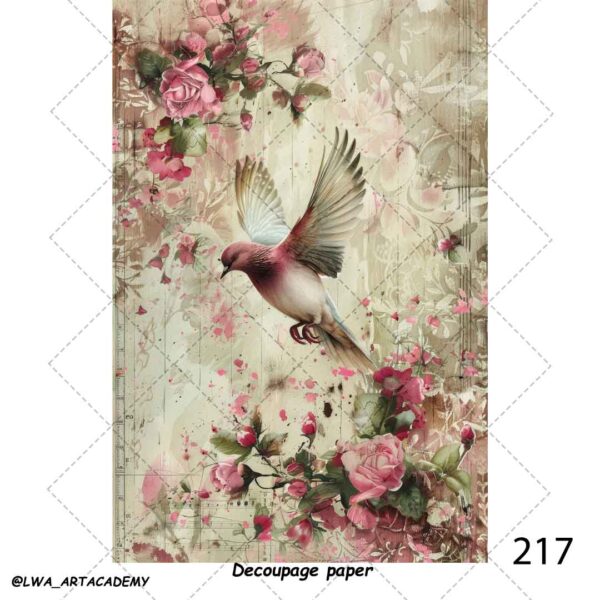 217 کاغذ دکوپاژ (Decoupage Paper) - تصویر 1