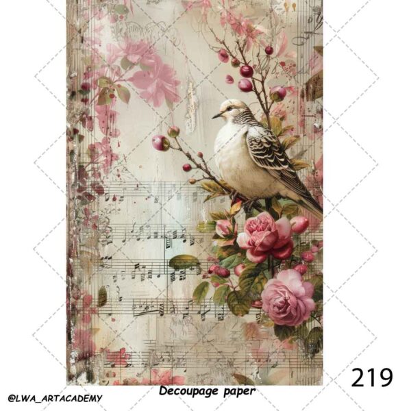 219 کاغذ دکوپاژ (Decoupage Paper) - تصویر 1