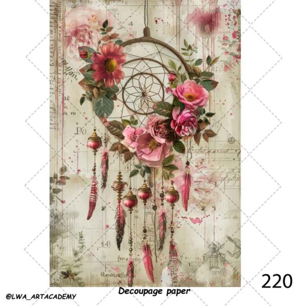 220 کاغذ دکوپاژ (Decoupage Paper) - تصویر 1