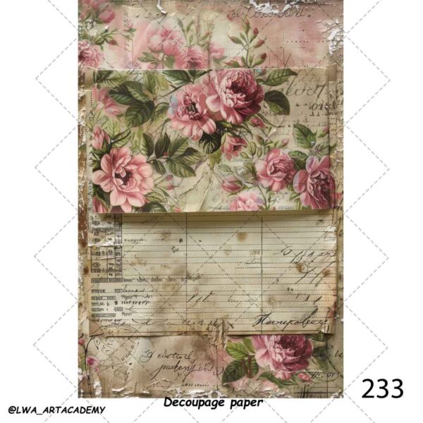 کاغذ دکوپاژ (Decoupage Paper) - تصویر 1