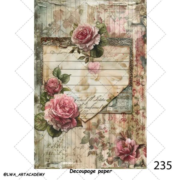 کاغذ دکوپاژ (Decoupage Paper) - تصویر 1