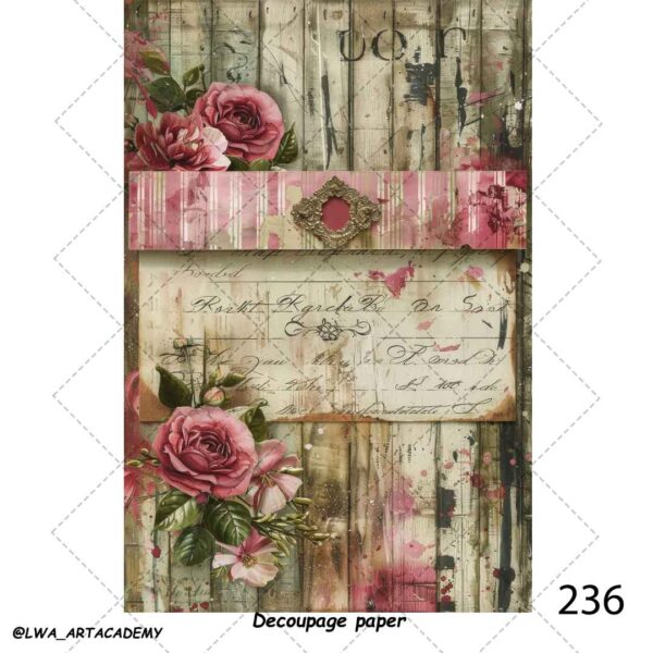 کاغذ دکوپاژ (Decoupage Paper) - تصویر 1