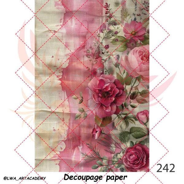 242 کاغذ دکوپاژ (Decoupage Paper) - تصویر 1