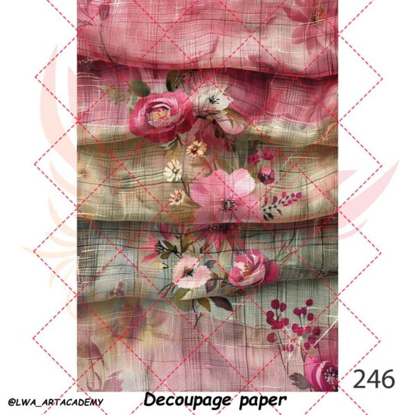 246 کاغذ دکوپاژ (Decoupage Paper) - تصویر 1
