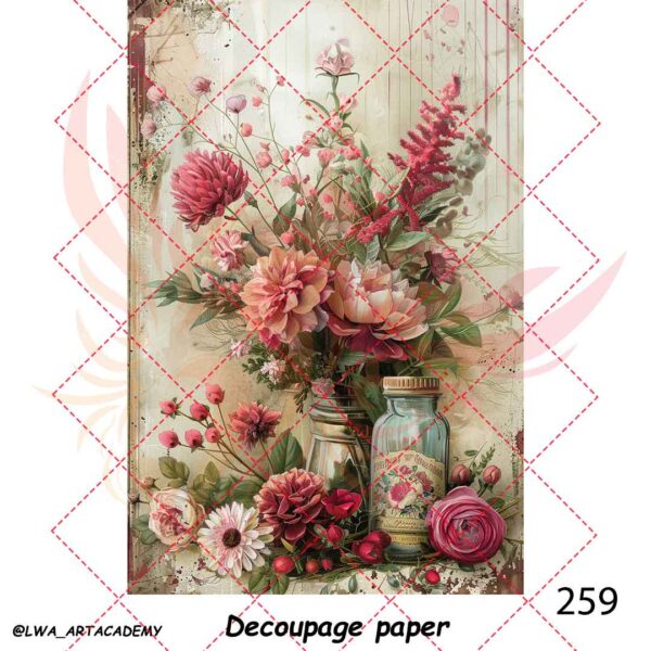 کاغذ دکوپاژ (Decoupage Paper) - تصویر 1