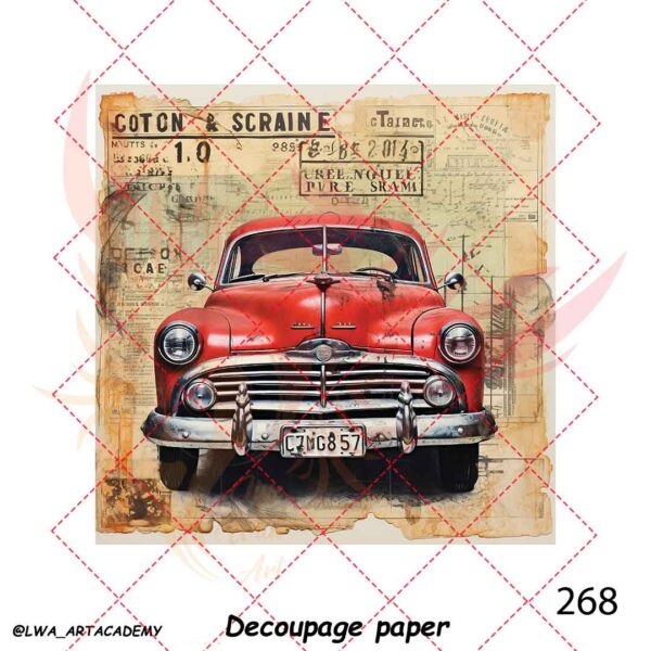268 کاغذ دکوپاژ (Decoupage Paper) - تصویر 1