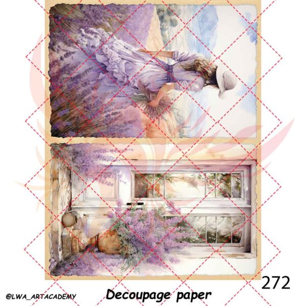 272 کاغذ دکوپاژ (Decoupage Paper) - تصویر 1