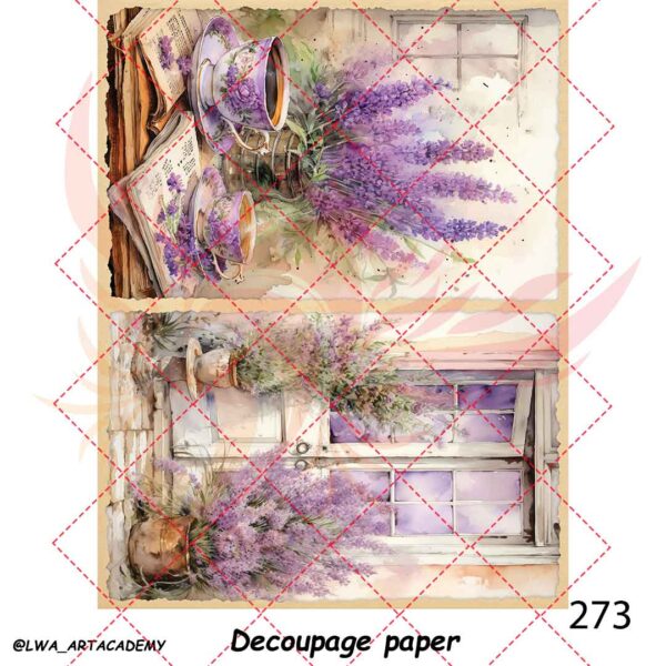 273 کاغذ دکوپاژ (Decoupage Paper) - تصویر 1