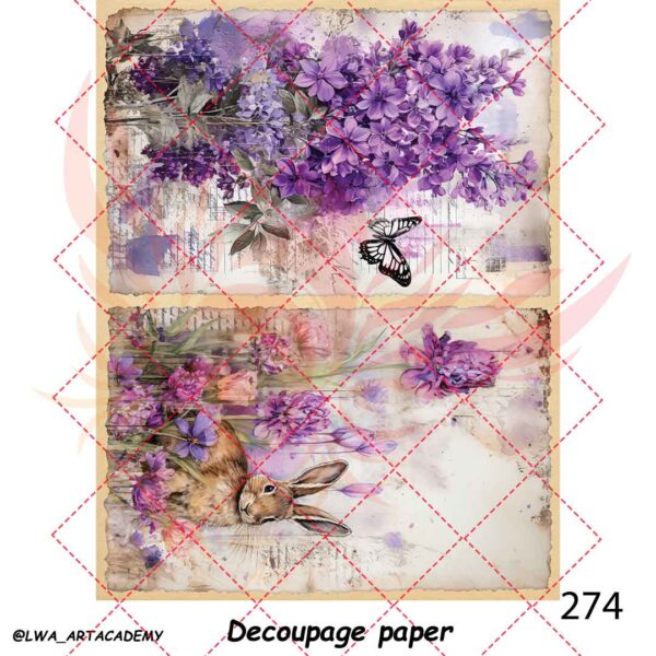 کاغذ دکوپاژ (Decoupage Paper) - تصویر 1
