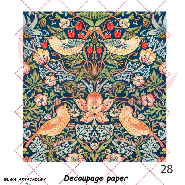 28 کاغذ دکوپاژ (Decoupage Paper) - تصویر 1