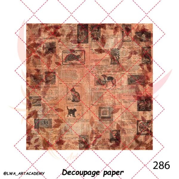 286 کاغذ دکوپاژ (Decoupage Paper) - تصویر 1