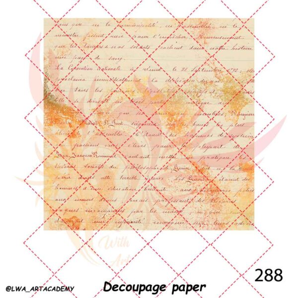 288 کاغذ دکوپاژ (Decoupage Paper) - تصویر 1