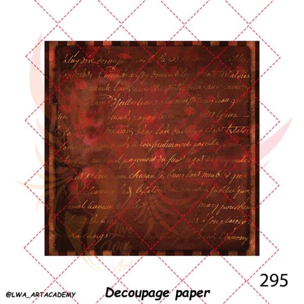 295 کاغذ دکوپاژ (Decoupage Paper) - تصویر 1