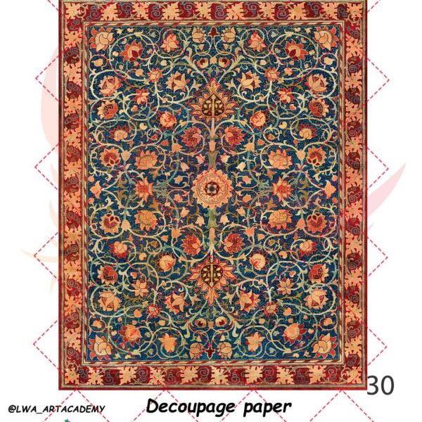 30 کاغذ دکوپاژ (Decoupage Paper) - تصویر 1