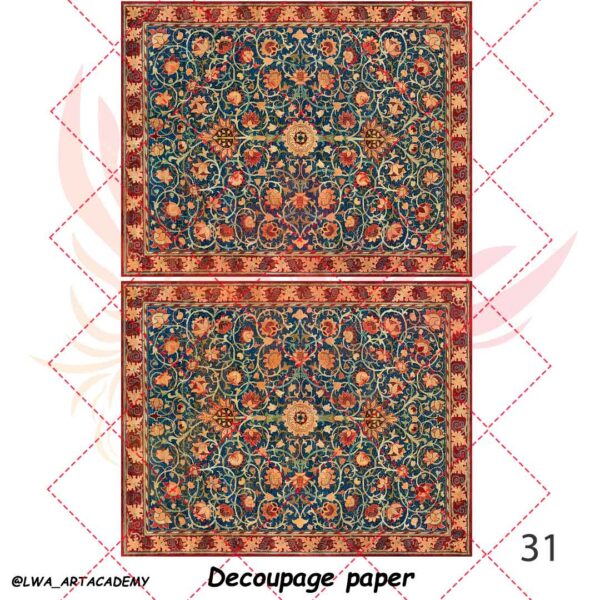 کاغذ دکوپاژ (Decoupage Paper) - تصویر 1