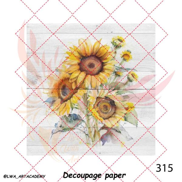 315 کاغذ دکوپاژ (Decoupage Paper) - تصویر 1
