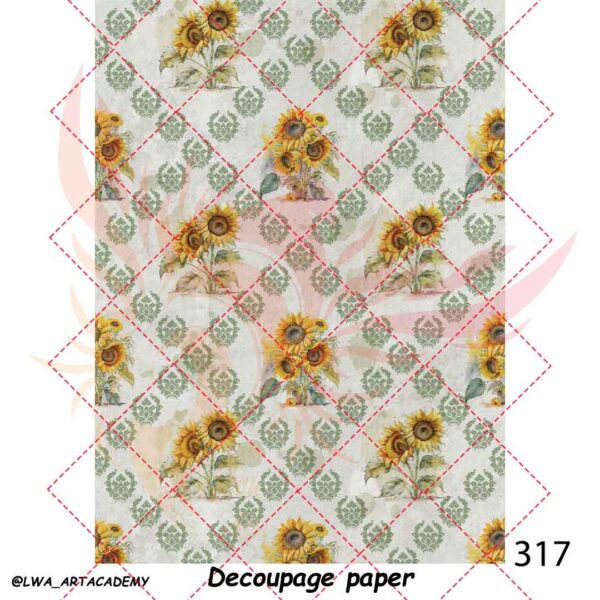 317 کاغذ دکوپاژ (Decoupage Paper) - تصویر 1