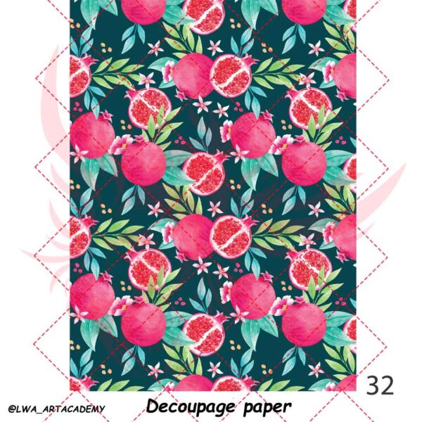 کاغذ دکوپاژ (Decoupage Paper) - تصویر 1
