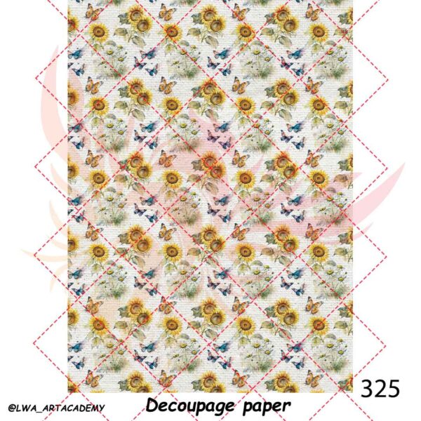 325 کاغذ دکوپاژ (Decoupage Paper) - تصویر 1