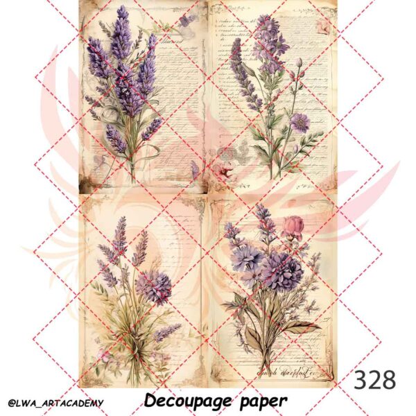 کاغذ دکوپاژ (Decoupage Paper) - تصویر 1